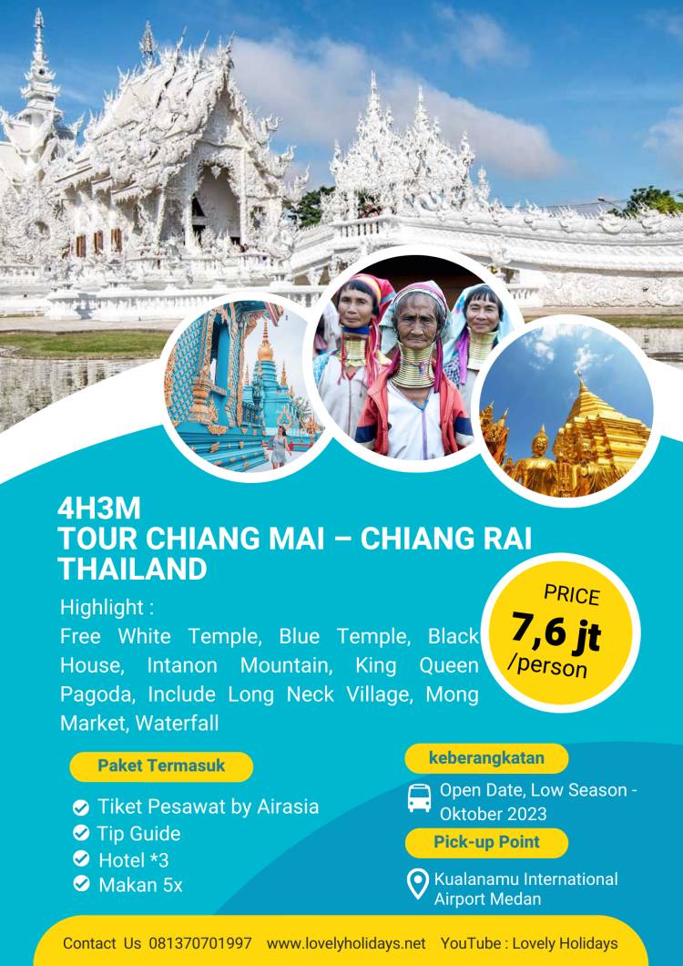 4H3M TOUR CHIANG MAI – CHIANG RAI THAILAND 