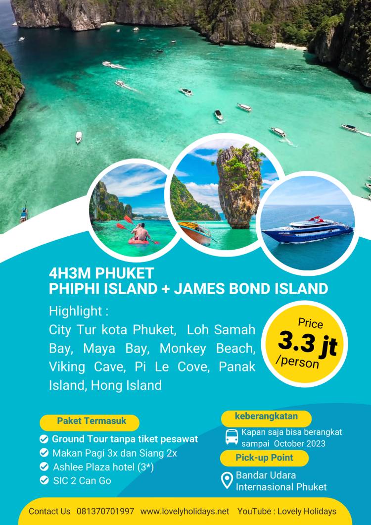  4H3M PHUKET PHIPHI ISLAND + JAMES BOND ISLAND (SIC)